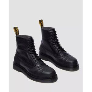 Dr. Martens 1460 Fleece Lined Sub Boots Mens Size: 7 Womens: 8 Black Leather NEW
